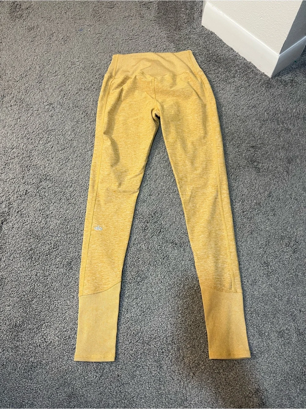ALO Yoga Yellow Seamless Leggings